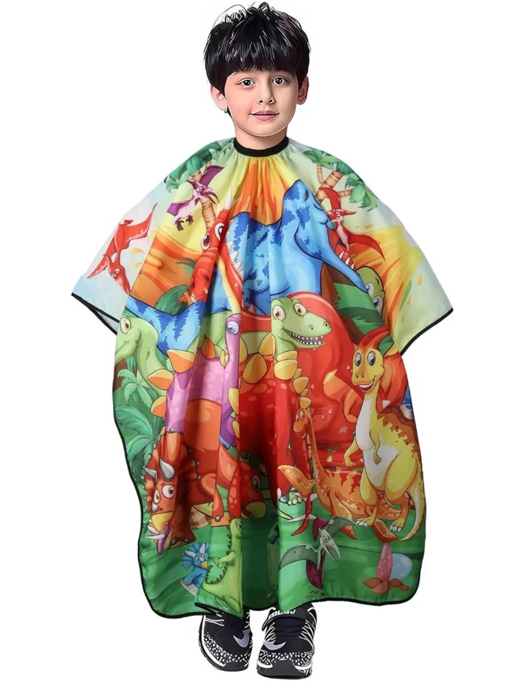 Barber Hair Cutting Cape Kids Children Toddler Boys Girls Hairdressing Salon Sty
